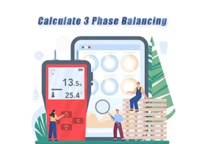 How do you calculate 3 phase balancing